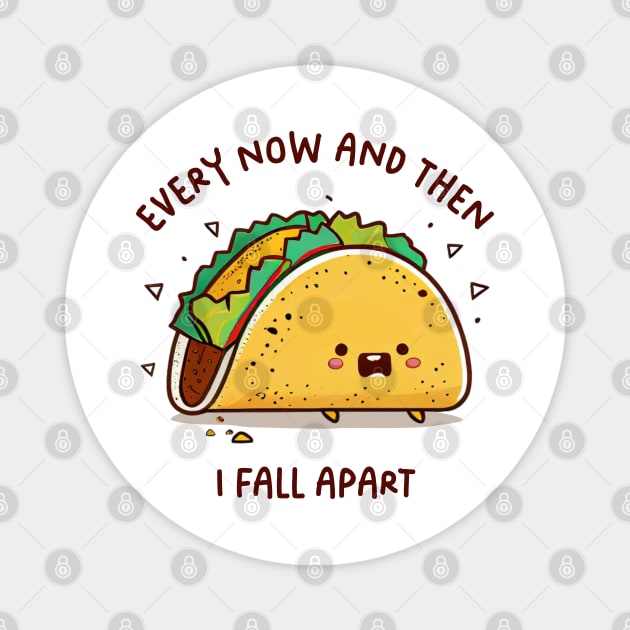 Taco Eclipse Of The Heart Magnet by Three Meat Curry